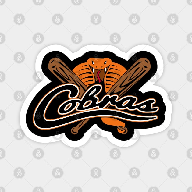 Cobras Baseball Logo Magnet by DavesTees