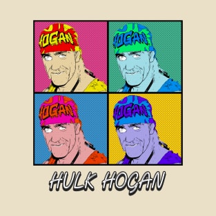 Hulk Hogan 80s Pop Art Style T-Shirt