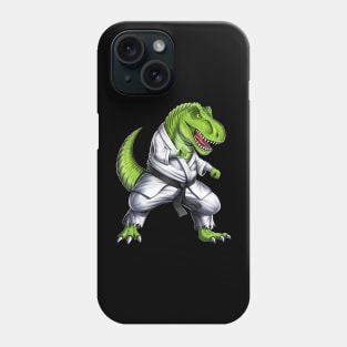 T-Rex Dinosaur Karate Fighter Phone Case