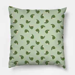 Chunky Frog Pattern Pillow