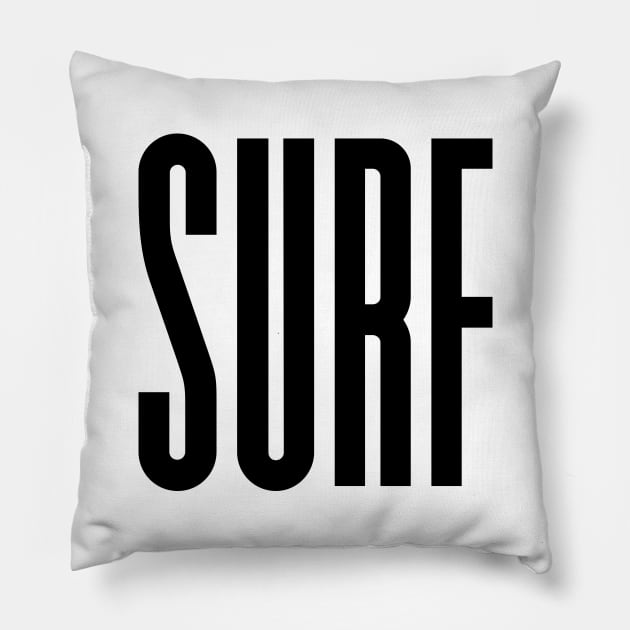 Surf Pillow by colorsplash