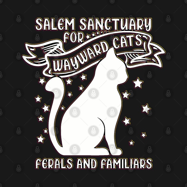 Salems Sanctuary for Wayward Cat Halloween Kitten Lovers by masterpiecesai