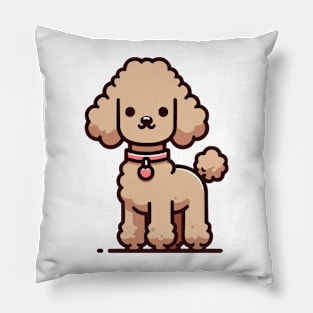 Apricot Poodle Pillow