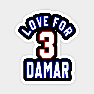 LOVE FOR 3 DAMAR Magnet