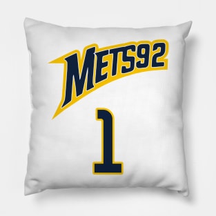 Victor Wembanyama METS92 Jersey (Front/Back) Pillow