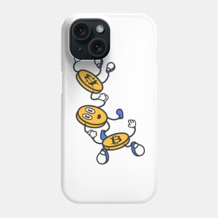 Fall of bitcoin Phone Case