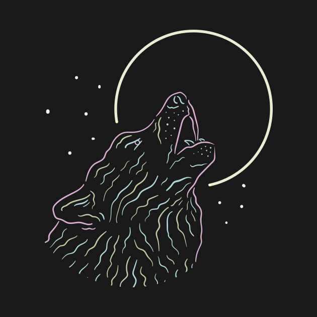 Lunar Wolf by The_Black_Dog