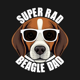 Beagle Dog Dad Funny Men's Father's Day T-Shirt