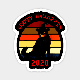 Crappy Halloween 2020 Pumpkin With Mask Magnet