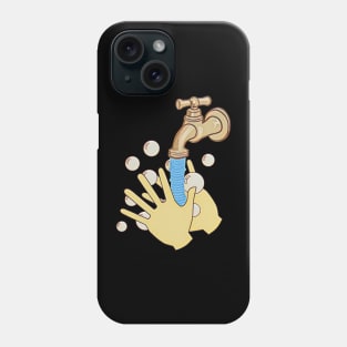 Covid 19 protection : wash your hands! Phone Case