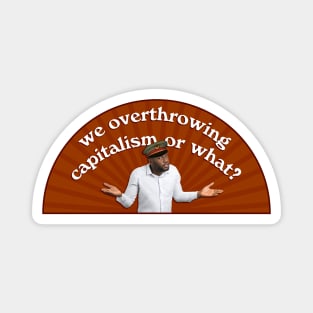 Overthrow Capitalism - Leftist Meme - Revolution Magnet