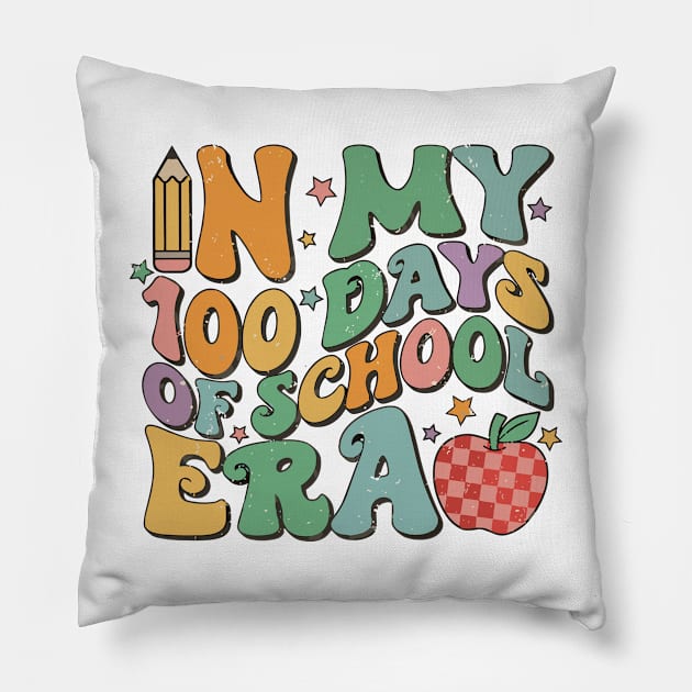 Retro In My 100 Days of School Era Pillow by anonshirt