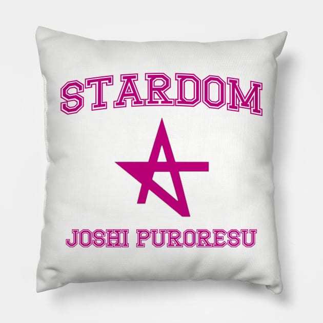 Varsity Style Stardom Design Pillow by Spot Monkey Designs