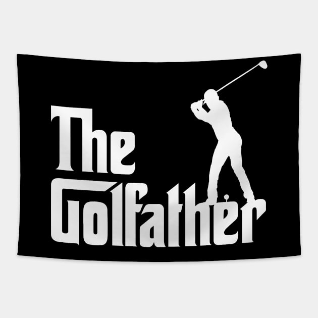 GOLF FATHER Tapestry by encip