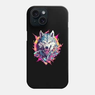 wolf face Phone Case