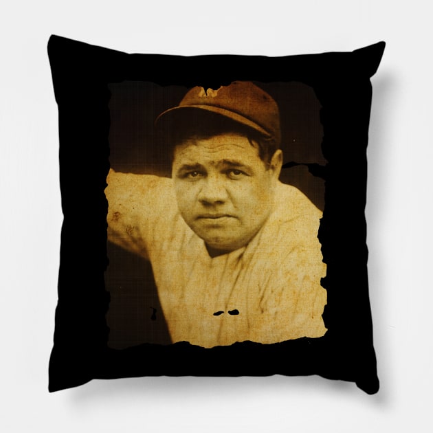 The Sultan of Swat Pillow by IndianaWild