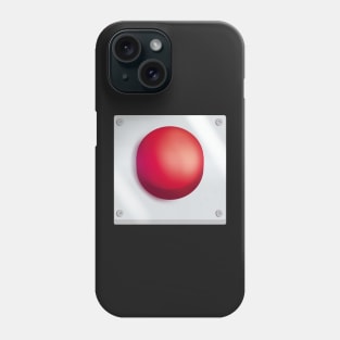 Big Red Button Phone Case