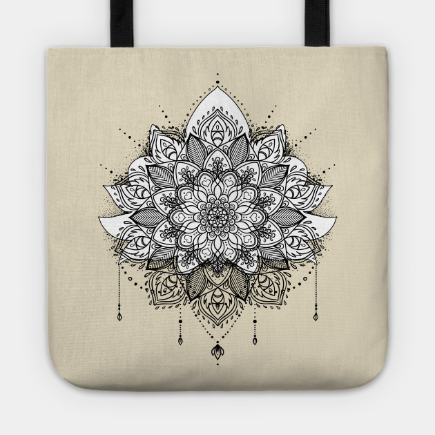 Floral Mandala Mandala Flower Patterns Tote Bag Teepublic Uk