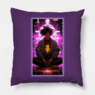 Anime Hero Power Meditation | Quality Anime Artwork | Anime Power Energy Meditation |  Manga Anime Art Pillow