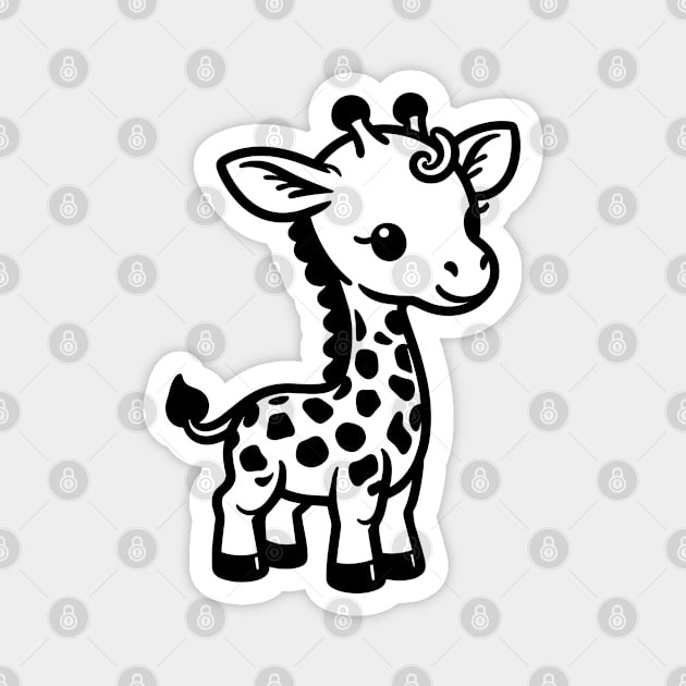 Giraffe Calf Magnet by KayBee Gift Shop