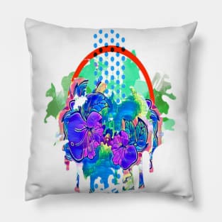 Surf flower color splash Pillow