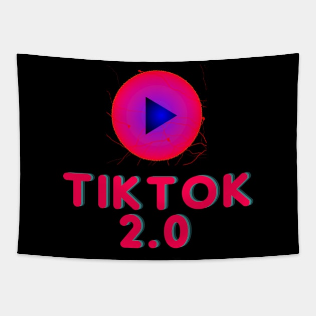 Tik Tok 2.0 Design Tapestry by 6figurebro@gmail.com