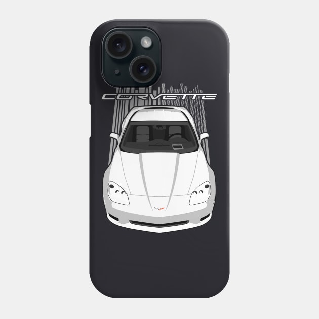 Corvette C6 - White Phone Case by V8social