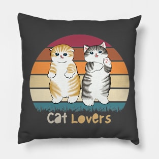 Cat Lovers Pillow