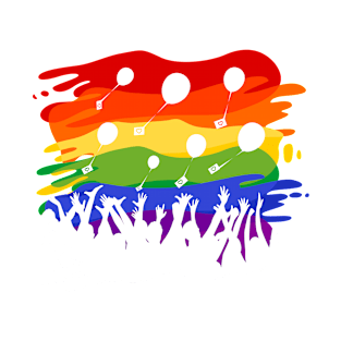 Rainbow Flash Mob T-Shirt