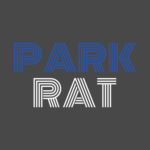 Park Rat T-Shirt and Apparel for Skiers and Snowboarders by PowderShot