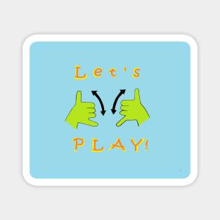 ASL Let's Play Magnet