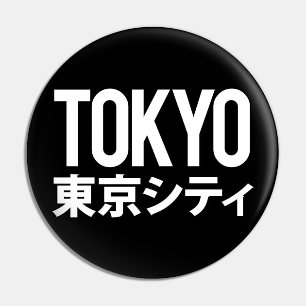 Tokyo City Japanese Pin by CandyMoonDesign