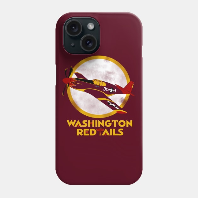 Washington Red Tails Phone Case by DistractedGeek