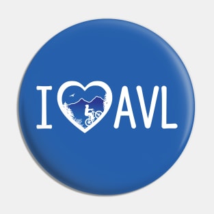 I Love AVL Biking - WO BlueBG 04 Pin