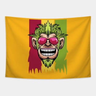 Monkey Funny Character Tapestry