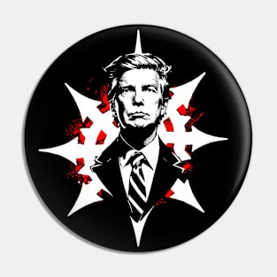 Trump Blood Chaos Star Pin