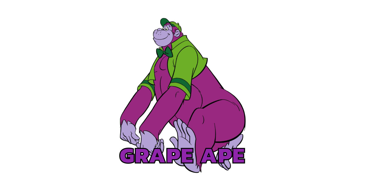 Grape Ape Cartoon Grape Ape TShirt TeePublic