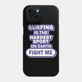 Surf Monster Wave Men's Surfboard Holiday Phone Case