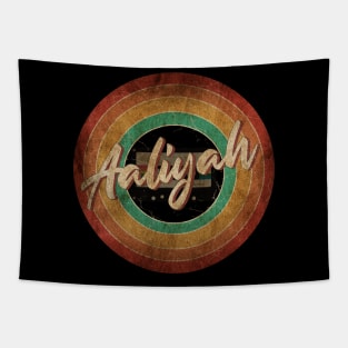 Aaliyah Vintage Circle Art Tapestry