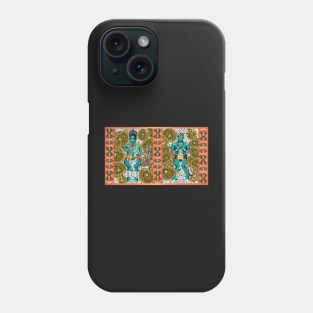 9th Century Igbo-Ukwu Bronze Art of Igbo Ancestors by Sirius Ugo Art Phone Case