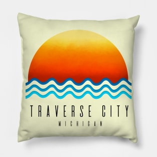 Traverse City Sunset Pillow