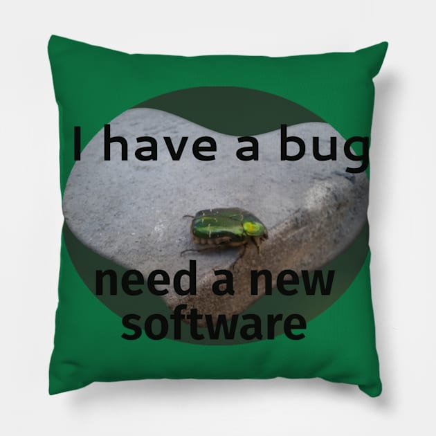 A bug Pillow by NeoNana