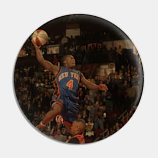 Shoot on taget Spud Webb Vintage Pin