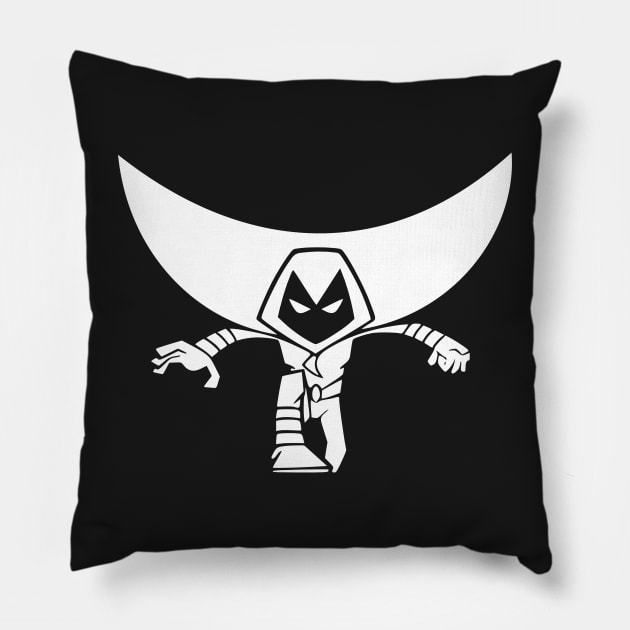 the moon knight Pillow by Brianconnor