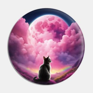 Moon Cat Pin