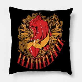 Tattoo Illustration Bird Of Prey Eagle Pillow