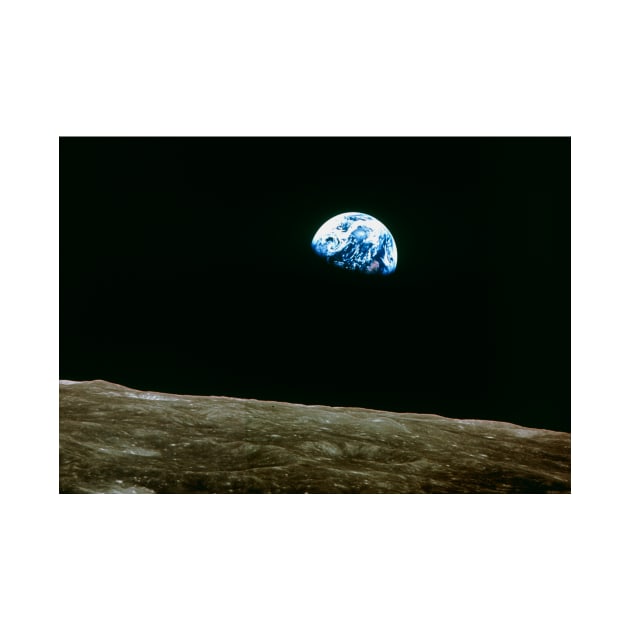 Earthrise over Moon, Apollo 8 (S380/0044) by SciencePhoto