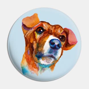 Dog portrait Pin