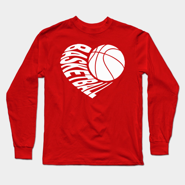 Basketball With Heart Basketball Mom Long Sleeve T Shirt Teepublic