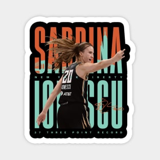 Sabrina Ionescu Three Point Record Magnet